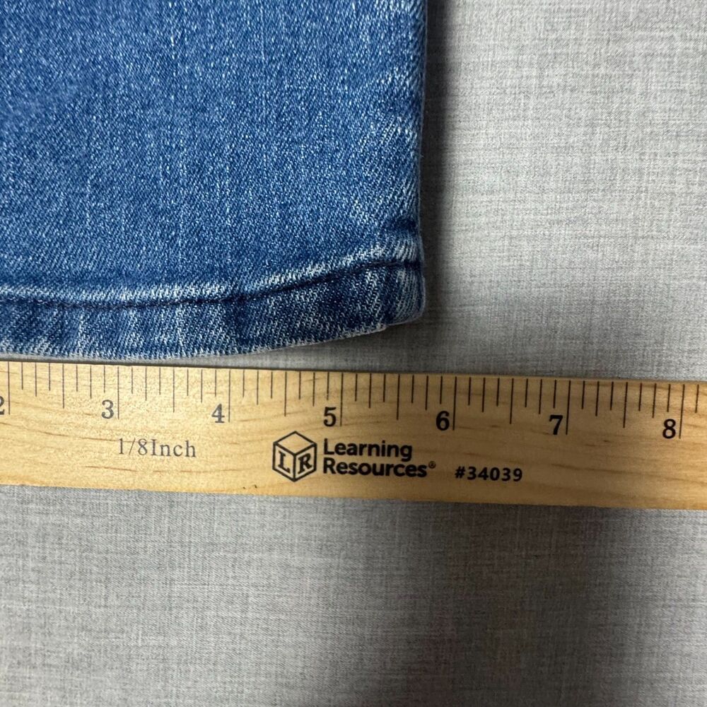 Hudson Womens Jeans Size 30 Stretch Straight Leg Cropped Medium Wash Denim - Picture 8 of 13